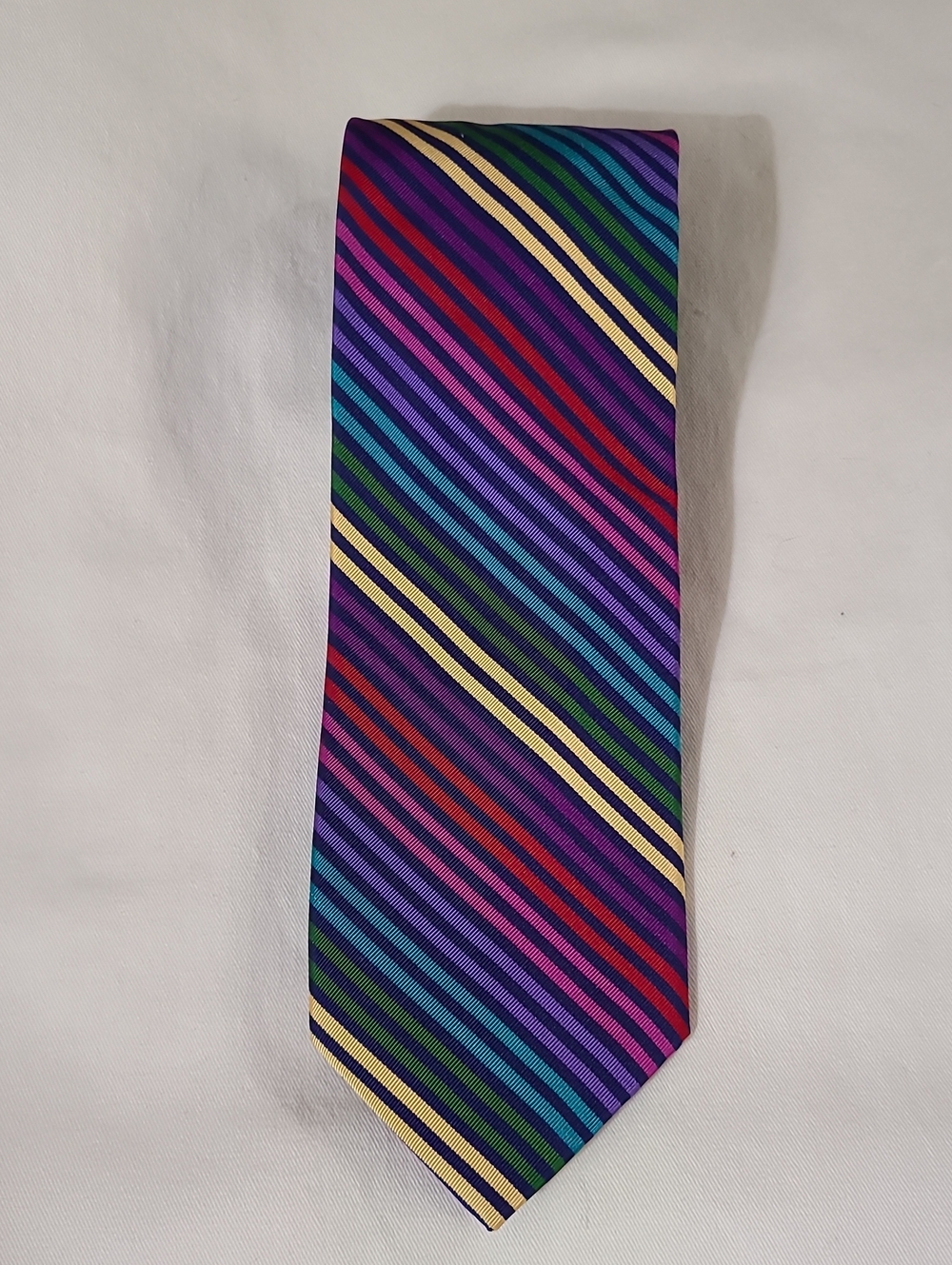 Altea Milano Silk Tie Stripe Multicolor